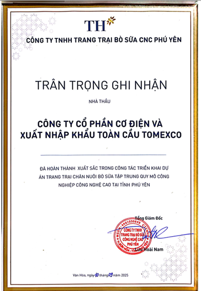 Sự hợp tác lâu năm giữa Tomexco và TH True Milk