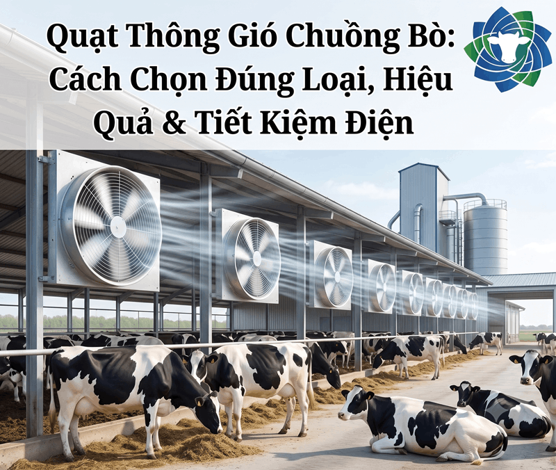 Quạt Thông Gió Chuồng Bò: Cách Chọn Đúng Loại, Hiệu Quả & Tiết Kiệm Điện